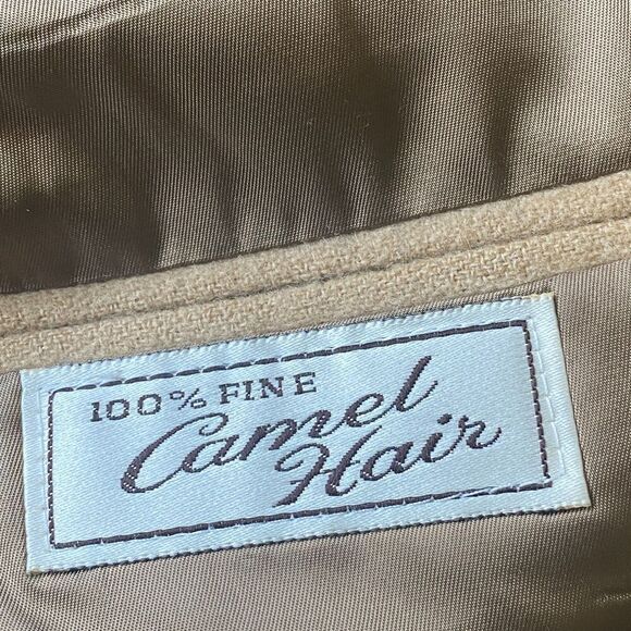 Botany 500 Five Hundred Made in USA 100% Fine Camel Hair Mens Blazer Jacket 44 - Picture 3 of 9